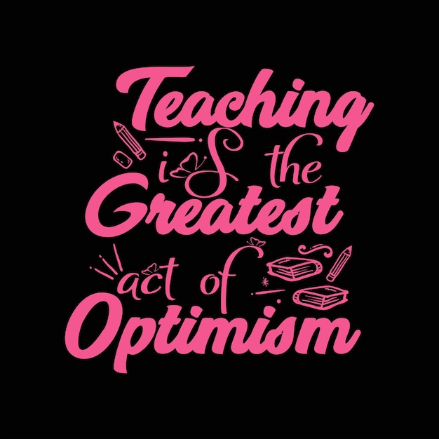 Teacher T-shirt Design