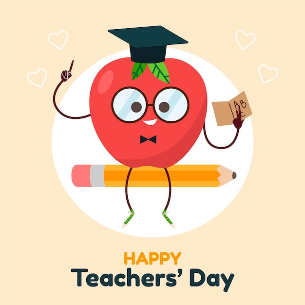 Teachers day illustration theme