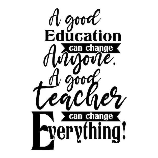 Vector teachers day quotes quotes for teacher teachers day design