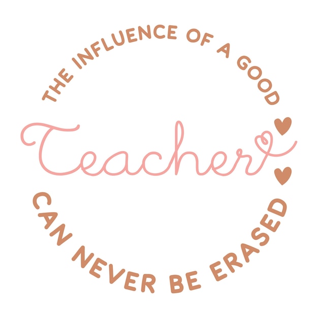 Vector teachers day t shirt design quotes gift item teachers day funny quotes teachers quotes