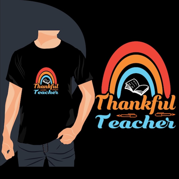 Tipografia del design della maglietta del giorno degli insegnanti