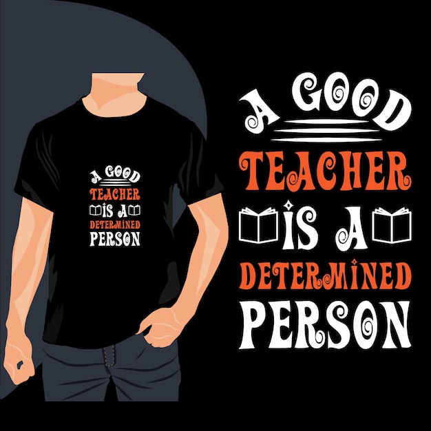 Vector teachers day t shirt design typography