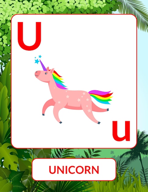 Teaching materials unicorn