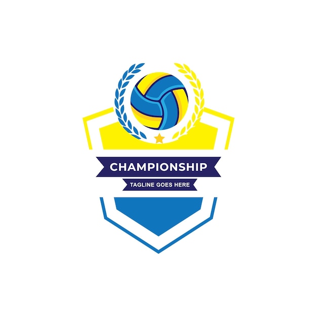 Championship logo design Template