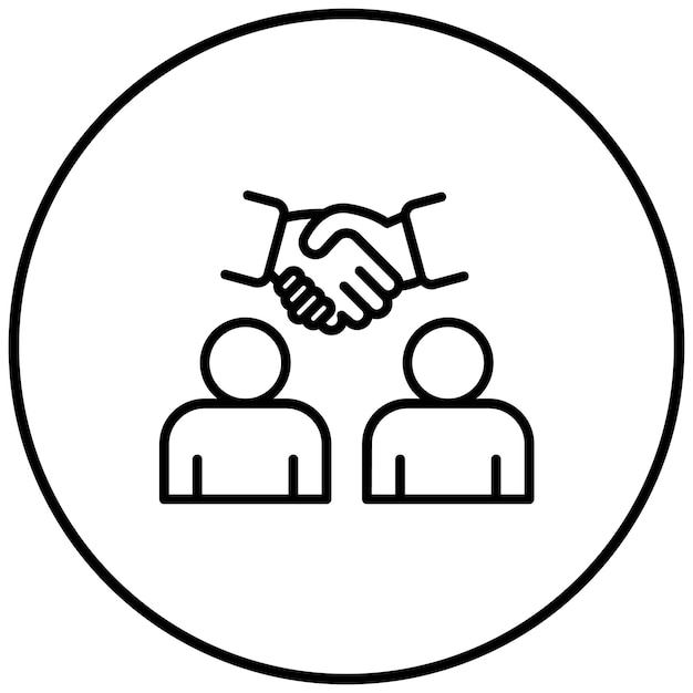 Team Collaboration vector icoon Kan worden gebruikt voor Charity iconset