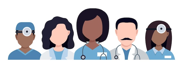 A team of doctors and nurses led by a woman