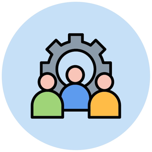 team icon vector image can be used for achievements