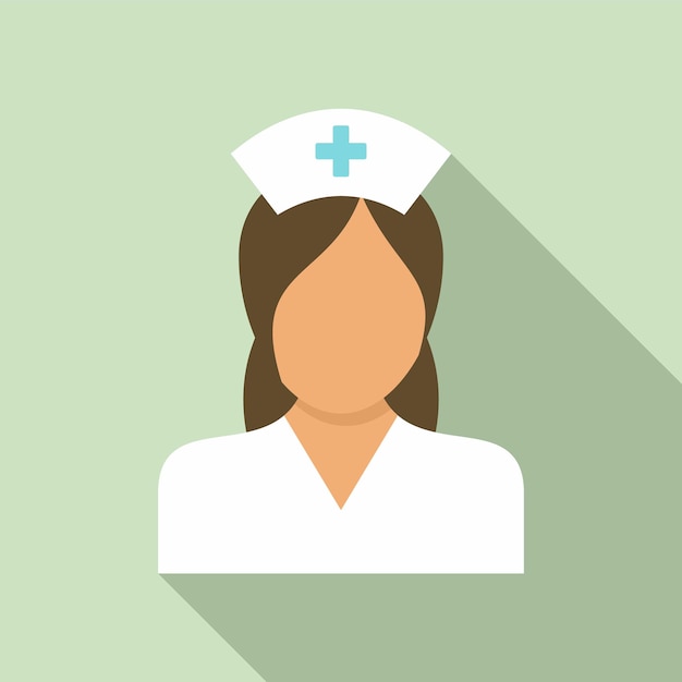 Team nurse icon Flat illustration of team nurse vector icon for web design