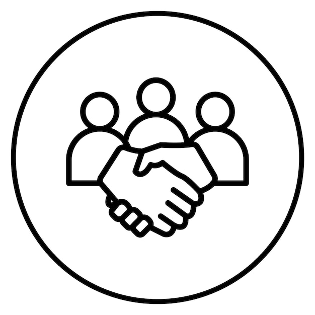 Team Samenwerking icoon vector afbeelding Kan worden gebruikt voor Curriculum Vitae