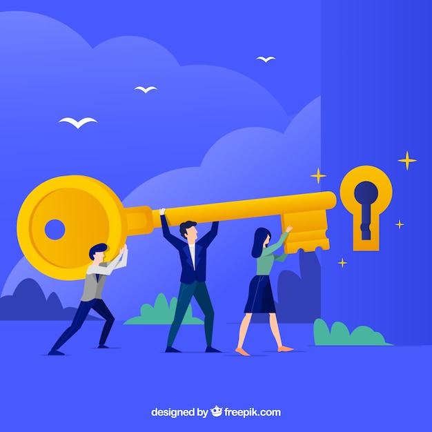 Team work business concept vector