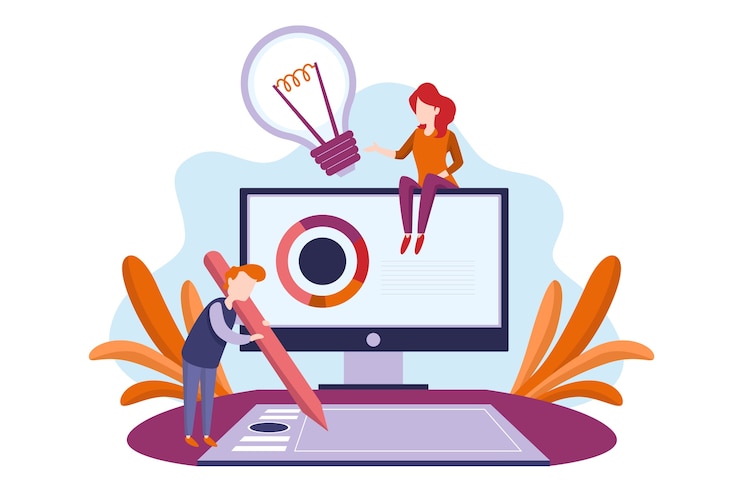 Vector team work   illustration