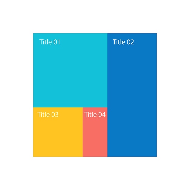 Teamverantwoordelijkheden en kpi tree map infographic grafiek ontwerpsjabloon