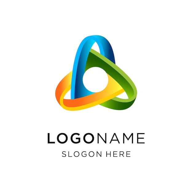 Teamwerk Logo Abstract Design Vector Icon Sociale media Logotipe icoon eps 10 gradiënt kleuren