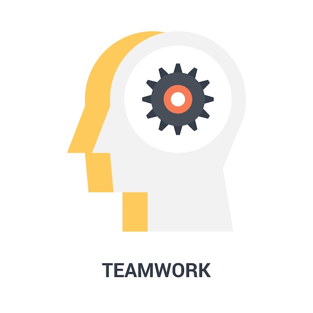 Teamwerk pictogram concept