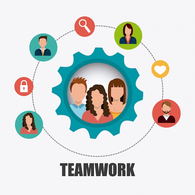 Teamwork design.