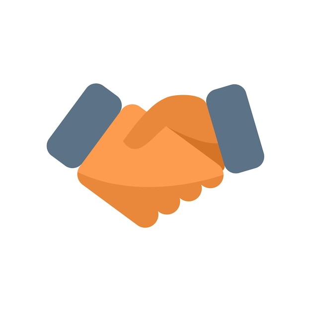 Premium Vector  Handshake vector flat icon. isolated hand shake