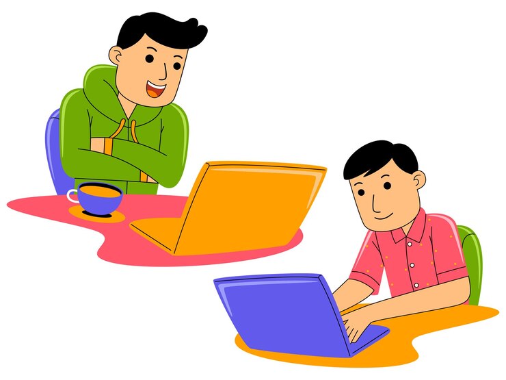 Vector teamwork vector illustration