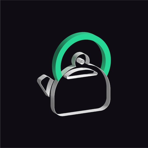 Teapot 3D Icon