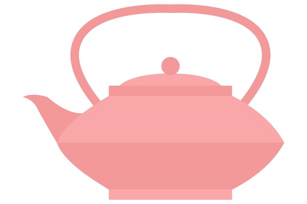 Teapot Hand Drawn Spring Sticker Design