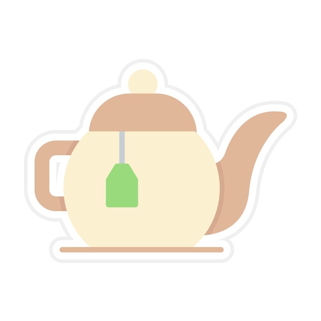 Vector teapot icon vector image can be used for spa