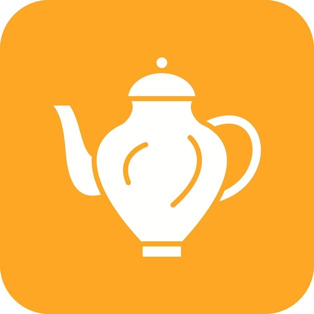 Vector teapot vector icon can be used for restaurant iconset