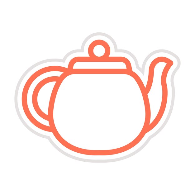 Teapot Vector Icon Design Illustratie