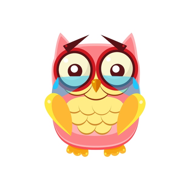 Tearful Pink Owl