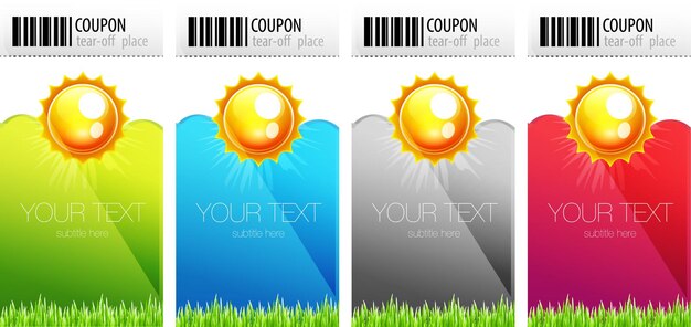 Tearoff natuur coupons