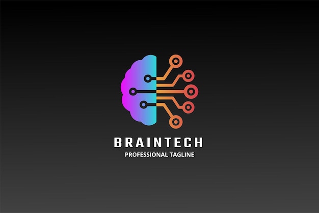 Tech brain logo