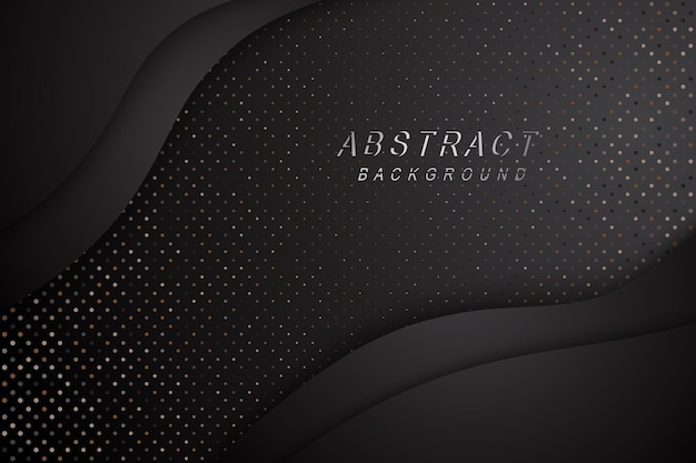 Vector tech donkere abstracte ontwerptextuur met metalen glitters stippen decoratie
