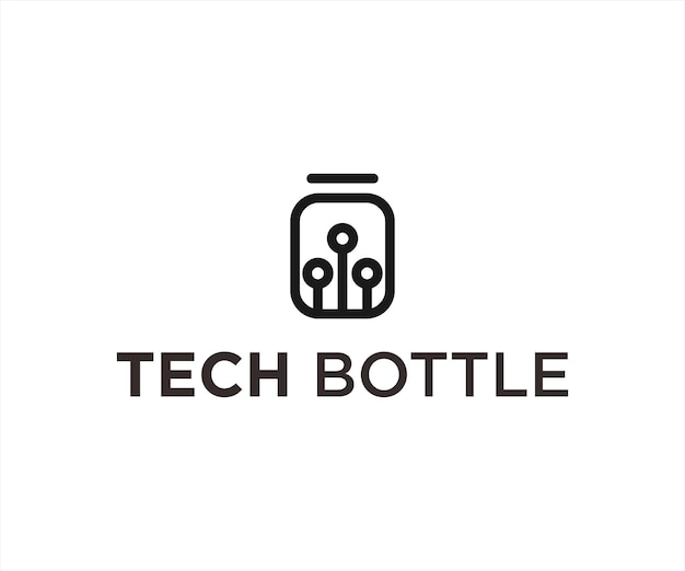 tech jar logo or jar vector