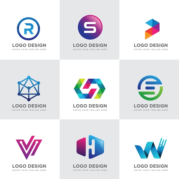 Collezioni tech logo design