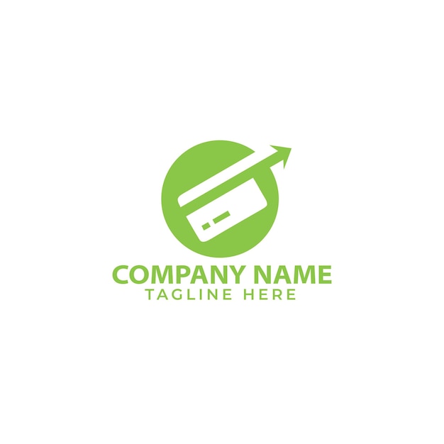 Tech logo with creative concept premium vector