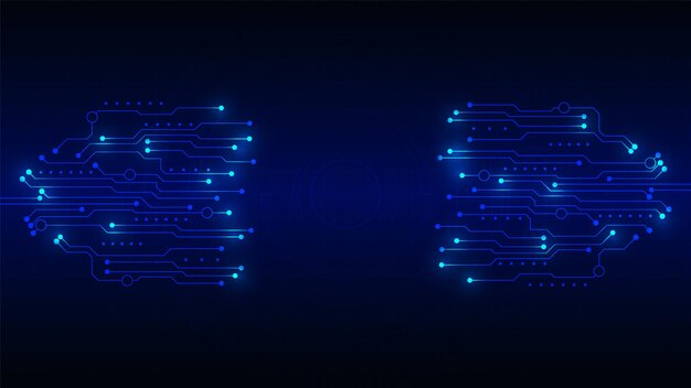 Technische achtergrond met hitech digital