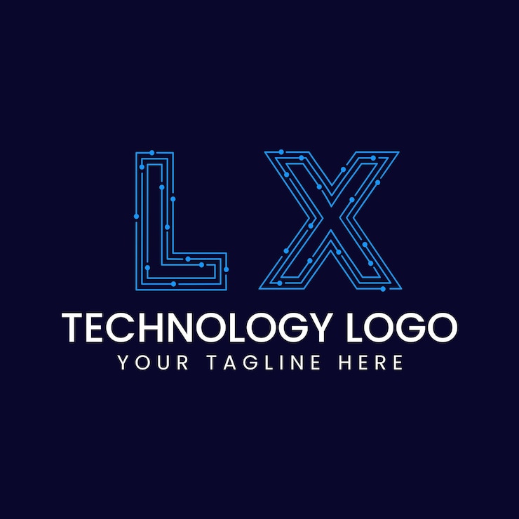 Vector technische schets lettertype met punten en lijnen