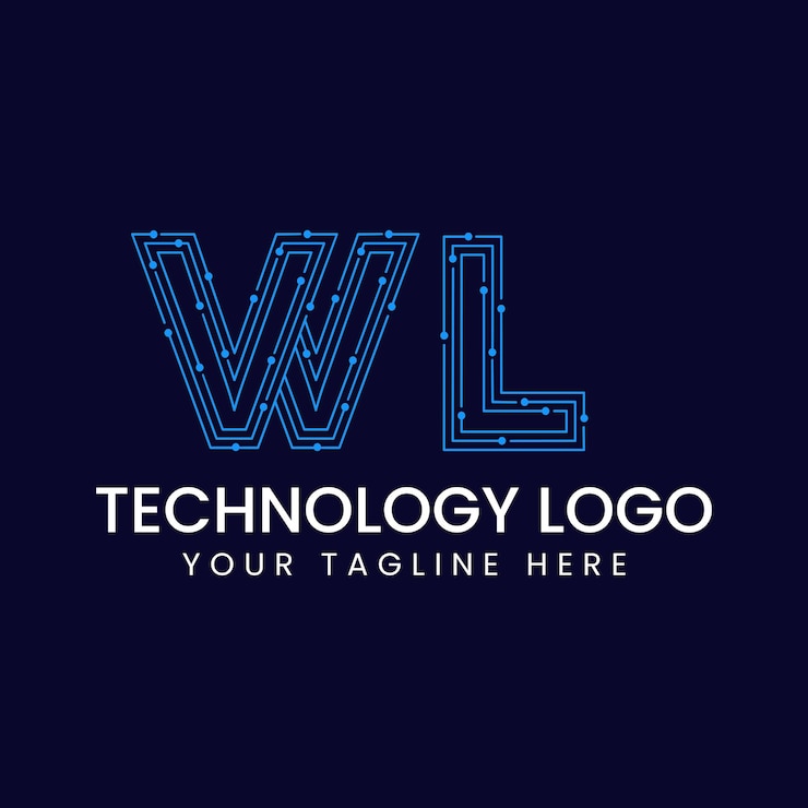 Vector technische schets lettertype met punten en lijnen
