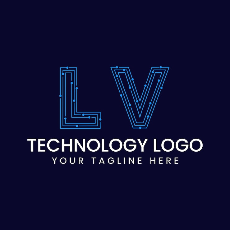 Vector technische schets lettertype met punten en lijnen
