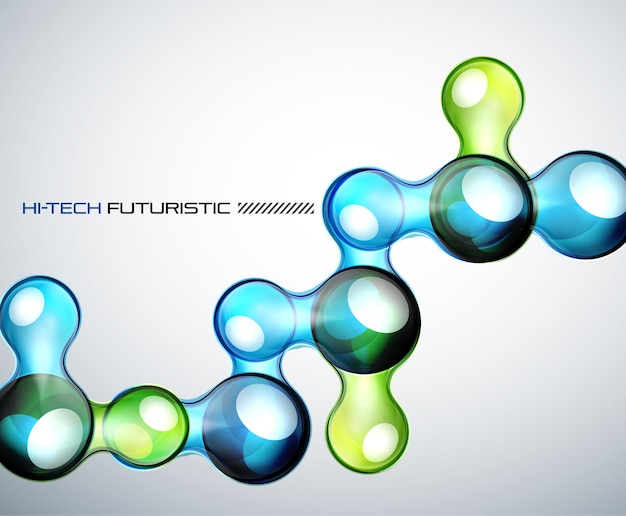 Вектор Техно пузырь фон