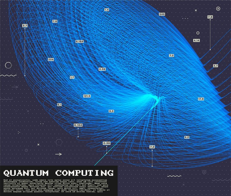 Vector technological background design