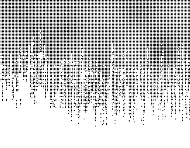 Vector technological background with dots