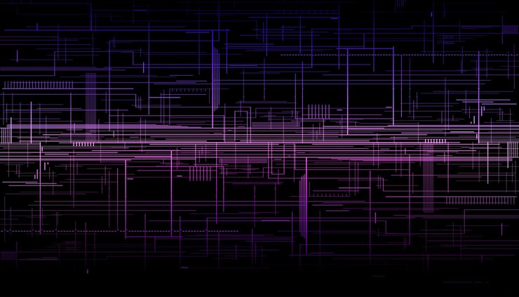 Vector technological background with lines and cables for your creativi