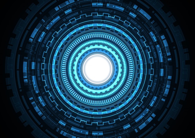 Technologie abstracte cirkel achtergrond