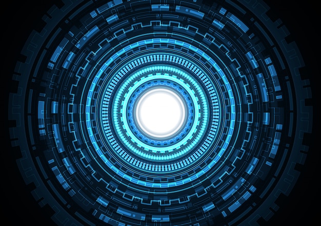 Technologie abstracte cirkel achtergrond