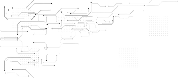 Technologie achtergrond creatieve hitech geometrisch patroon grijs en wit algehele compositie