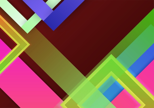 Vector technologie achtergrondontwerp met kleurrijke geometrische vormen abstracte geometrische vector achtergrond