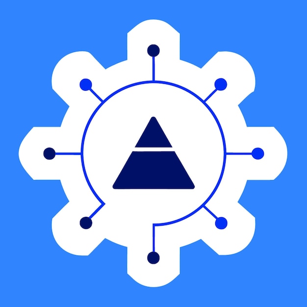 Technologie Concept Vector Illustratie met Algoritme Ontwerp Elementen Platte Stijl