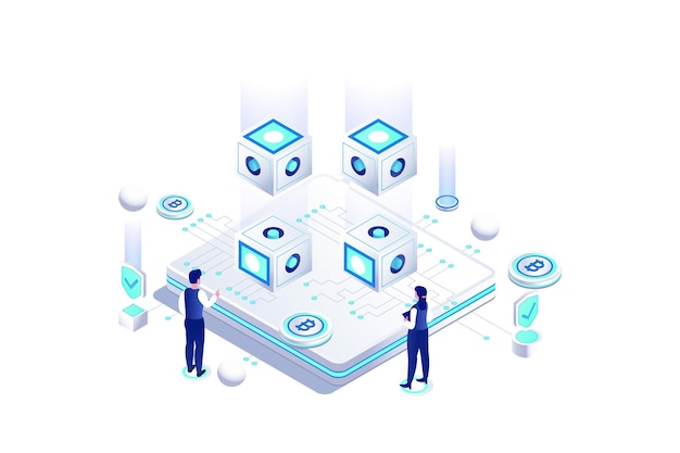 Technologie Isometrische illustratie