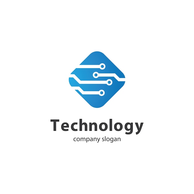 Technologie logo sjabloon