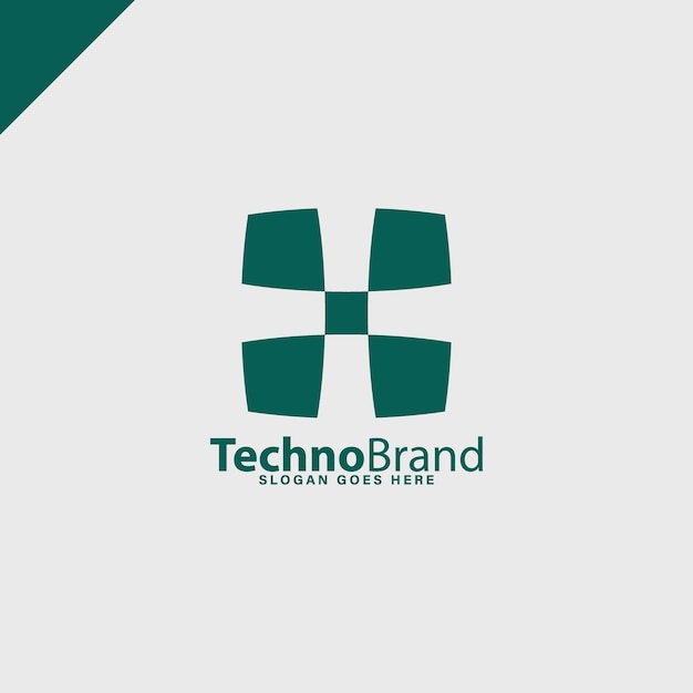 technologie merklogo minimalistisch modern