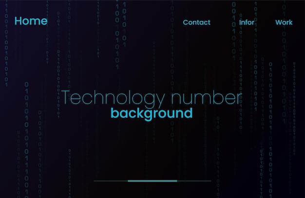 Vector technologie nummer abstracte achtergrond